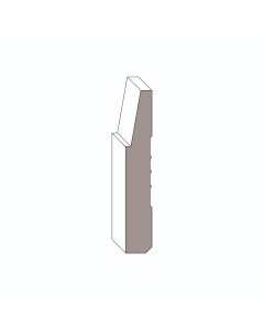 11/16" x 4 1/4" Step Bevel Baseboard